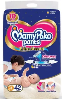 Mamy Poko Pants S-42  pcs (4-8 kg)