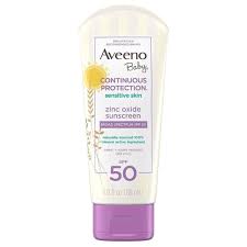 Aveeno Baby Sensitive Skin Continuous Protection Lotion SPF50 88ml
