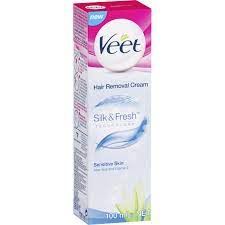 Veet Hair Removal Cream Silk and Fresh for Sensitive 100ml