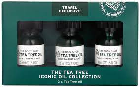The Body Shop Tea Tree Iconic Oil Collections 3 Peice 3x 10ml