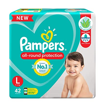 Pampers All-Round Protection Pants LG 42Pcs  (9-14Kg)